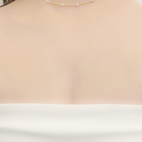 Choker Pérola Banhado em Ouro 18K
