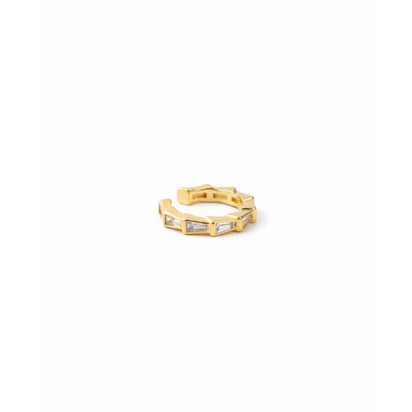 Piercing Snake Zircônia Banhado em Ouro 18k