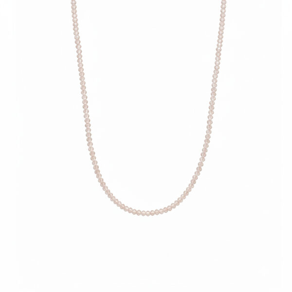 Colar de Cristal banhado em Ouro 18K.