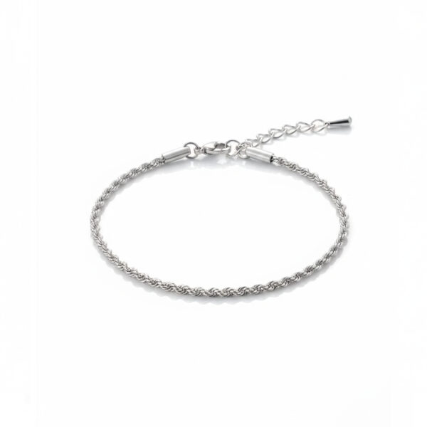 Pulseira Elo Baiano 2 mm em Aço