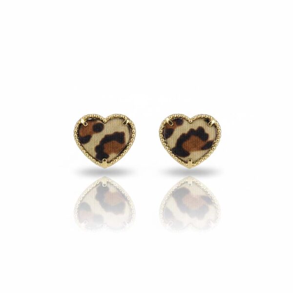 Brinco Coração Banhado em Ouro 18k