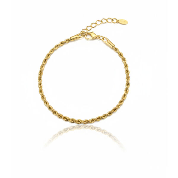 Pulseira Elo Baiano Banhado em Ouro 18k