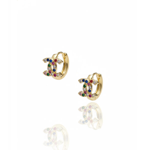 Brinco Argola X Banhado em Ouro 18K
