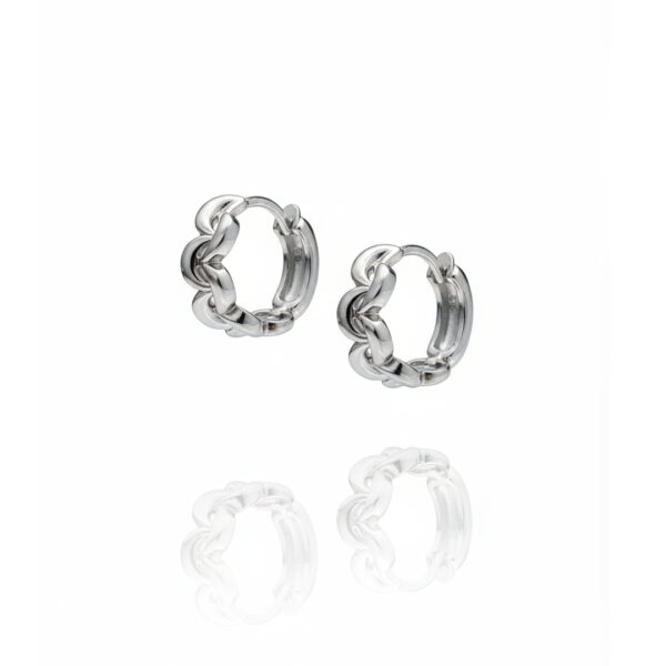 Brinco Argola Trançada Banhado em ouro 18k