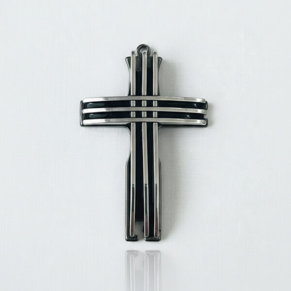 Pingente Crucifixo em Aço
