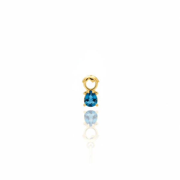 Pingente Menino Cravejado Banhado em Ouro 18K