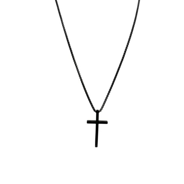 Colar(70 cm)Crucifixo em Aço