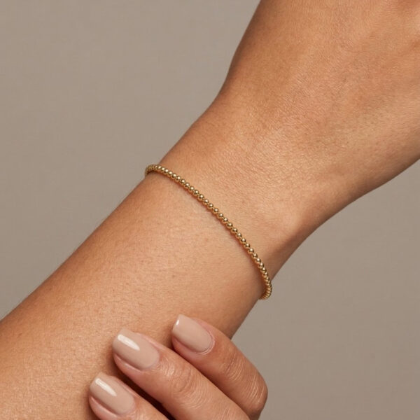 Bracelete Esfera Banhado em Ouro 18k