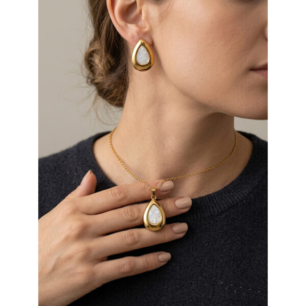 Conjunto Gota em Aço