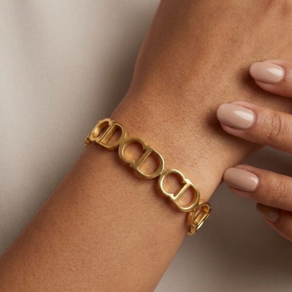 Bracelete CD em aço inoxidável premium atacado