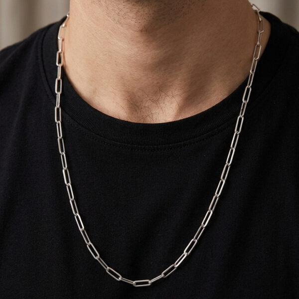Colar cartier 60 cm aço inoxidável premium atacado