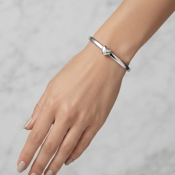 Bracelete coração banhado ouro 18k premium atacado