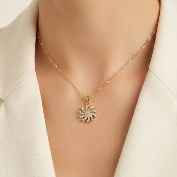 Choker cata vento cravejado banhado ouro 18k atacado